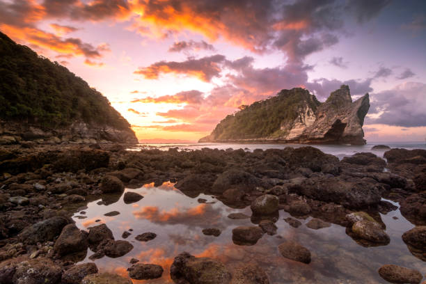 istock beautiful morning of atuh beach 1973930838