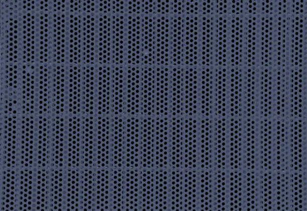 Vector illustration of Dark metal industrial grille background