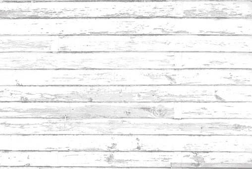 White wooden boards textured vector illustration background