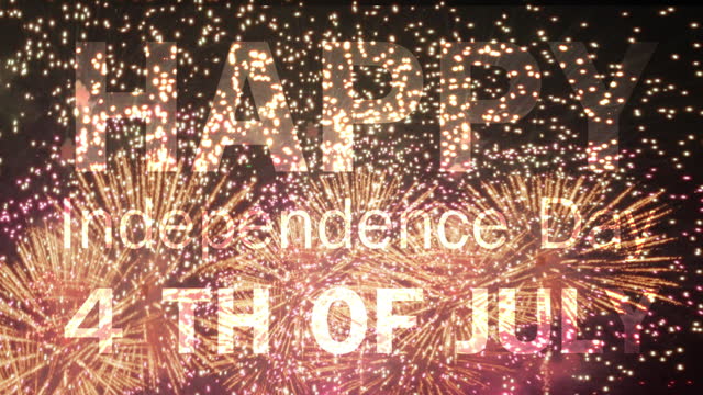 4th of July fireworks Background .