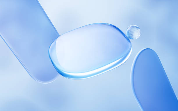 istock Abstract glass geometries background, 3d rendering. 1974135399