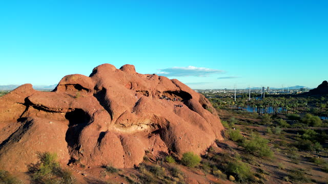 Hole-in-the Rock (Papago Park) | Tempe Arizona - Drone Scenic