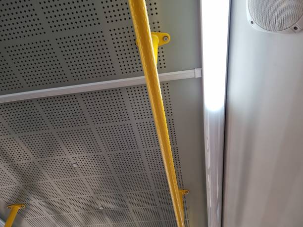 istock Lamp light in the interior of a bus 1974168856