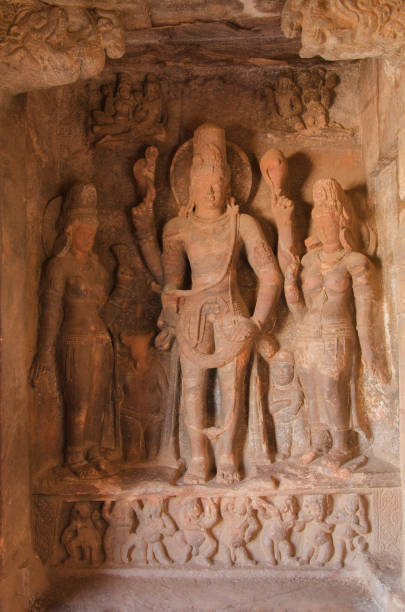 Apsara carvings at the majestic Bayon, a richly decorated Khmer temple at Angkor in Cambodia. Built in the late 12th or early 13th century as the state temple of the King Jayavarman VII, the Bayon stands at the centre of Jayavarman's capital, Angkor Thom.The Bayon's most distinctive feature is the multitude of serene and smiling stone faces of The Buddha.