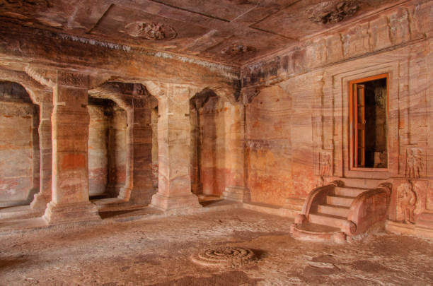 istock Badami cave temple, Badami, Karnataka, India. 1974345527