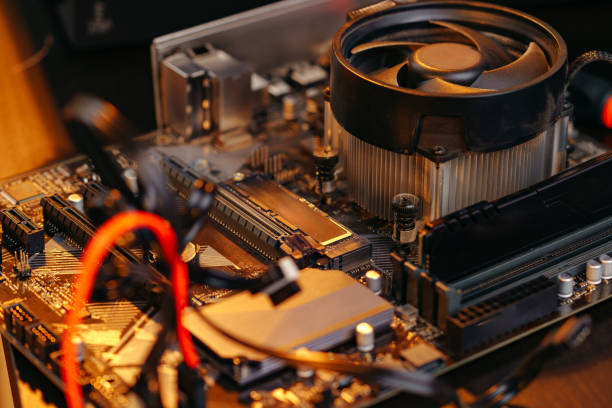 istock Computer part circuit board close up photo 1974366403