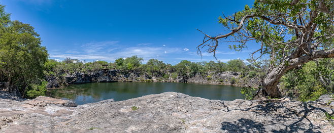 Lake Otjikoto near Tsumeb, Namibia