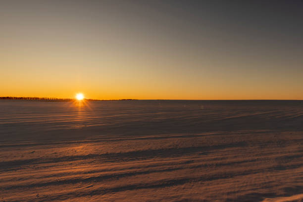 istock beautiful multicolored sky at sunset in winter 1974408450