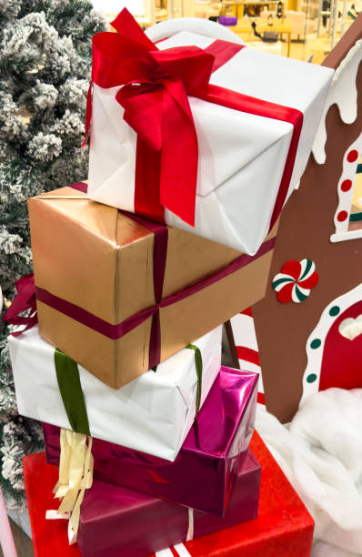 istock Gifts under the New Year tree 1974425721