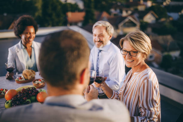 istock Business lunch on a rooftop! 1974439399