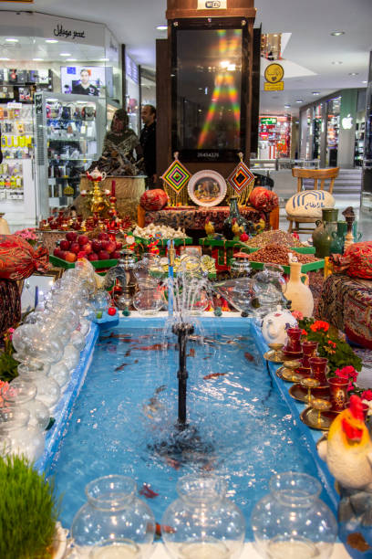 Tehran, IRAN - march 02, 2017 - Every year Iranians celebrate the longest night of the year and their decoration design for this ceremony is like this