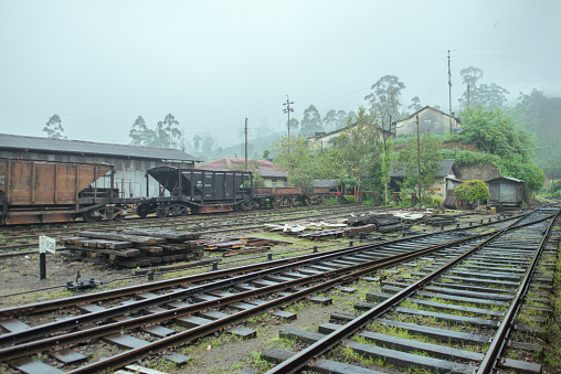 The tracks of Sri Lankan trains