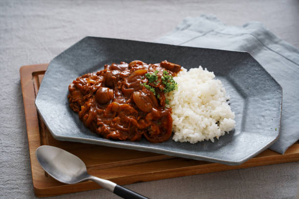 istock Japanese food “Hayashi Rice” hashed meat with rice 1974486527