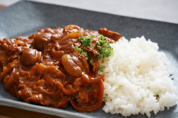 istock Japanese food “Hayashi Rice” hashed meat with rice 1974487576
