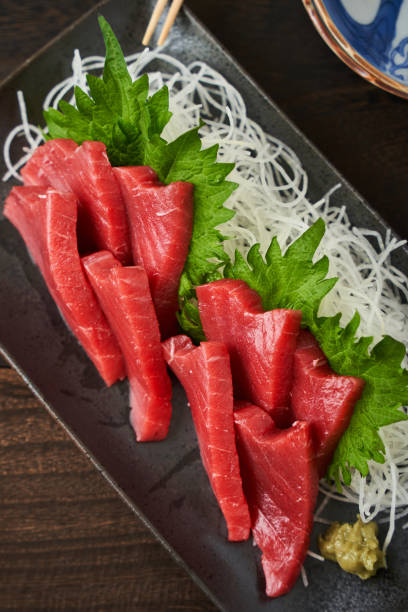 istock Japanese food : Sashimi of pacific bluefin tuna 1974504447