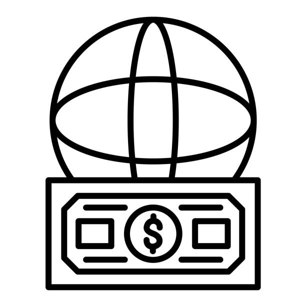 ikona waluty globalnej - 16740 stock illustrations