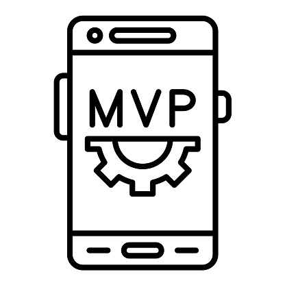 Minimum Viable Product icon vector image. Can be used for Mobile App Development.