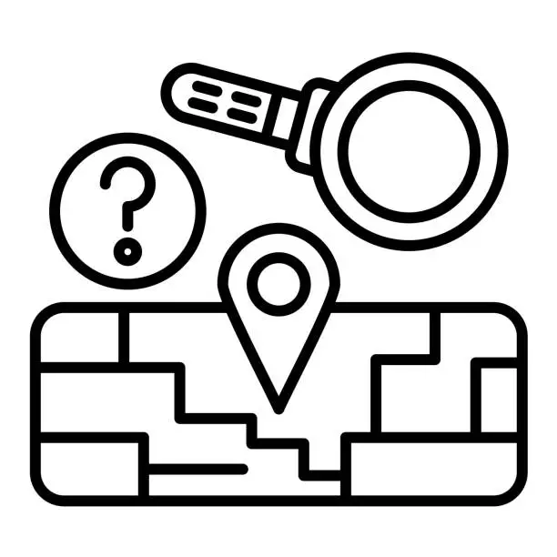 Vector illustration of Location Finder Icon