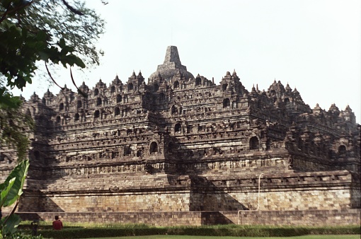 Borobudur or Barabudur is  a 9th-century Mahayana Buddhist temple near the city of Magelang and the town of Muntilan, in Central Java, Indonesia. It is the world's largest Buddhist temple.