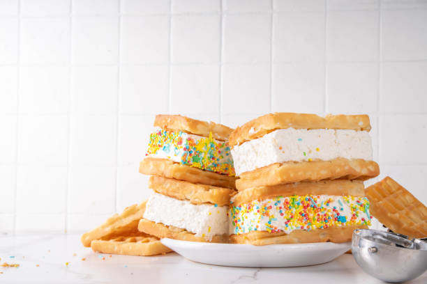 istock Waffle ice cream sandwiches 1974696508