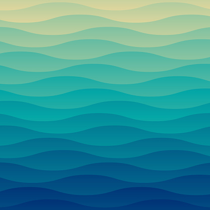 Modern and trendy background. Fluid abstract design with wave shapes and beautiful color gradient. This illustration can be used for your design, with space for your text (colors used: Beige, Yellow, Green, Turquoise, Blue). Vector Illustration (EPS file, well layered and grouped), square format (1:1). Easy to edit, manipulate, resize or colorize. Vector and Jpeg file of different sizes.