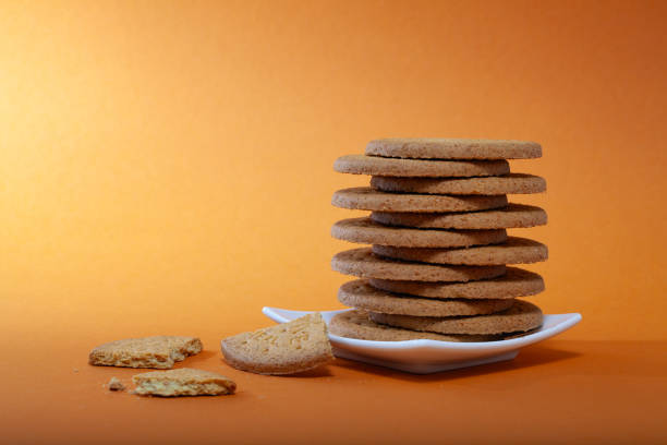istock Stack of tasty chocolate cookies 1974736215