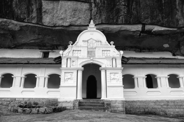 Dambulla cave temple also known as the Golden Temple of Dambulla. Dambulla is the largest and best-preserved cave temple complex in Sri Lanka.