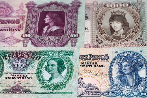 Old Hungarian money - Pengo a business background