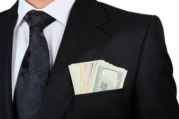 Businessman With Dollars