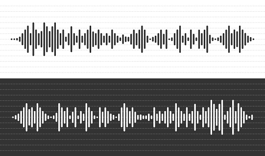 Frequency chart stock illustration.