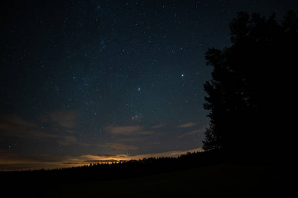 Photograph of the night sky with a 14mm wide-angle lens.