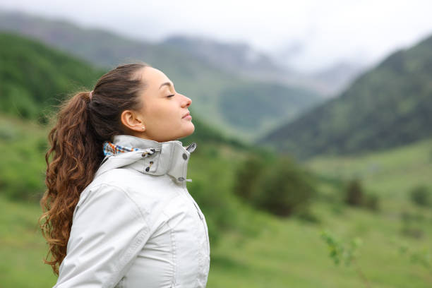 istock Hiker breathing in the high mountain 1974999813