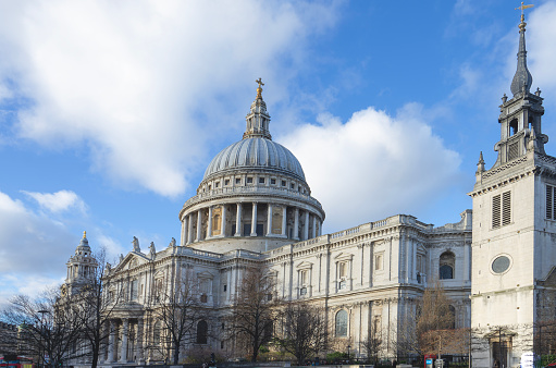 View of the St. Paul´s Cathedral in London