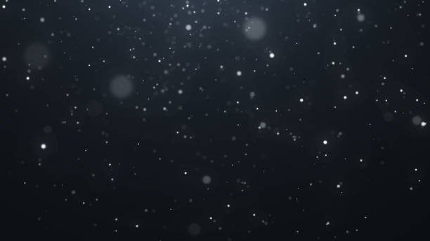 istock Futuristic flying space dust. Magic particles in infinite. Technology glitter dots with bokeh effect. Space snow on background. 3d rendering. 1975058932