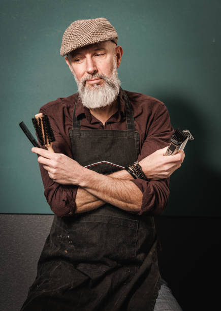 istock Portrait of a barber 1975155449