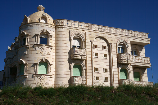 Acerenza, Italy - July 16, 2023: Acerenza, historic town in Potenza province, Basilicata, Italy