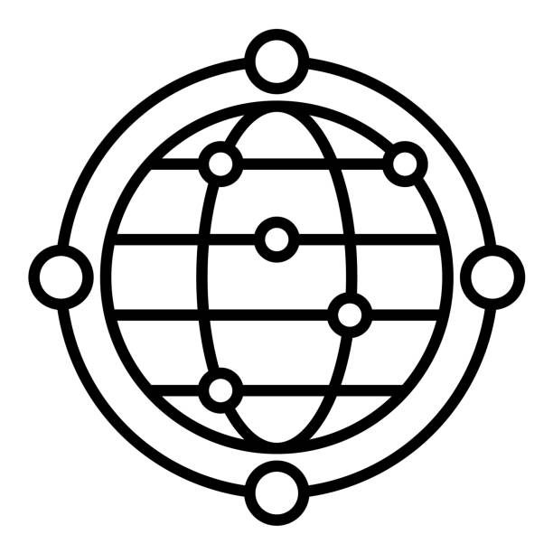 global network icon - 16192 stock illustrations