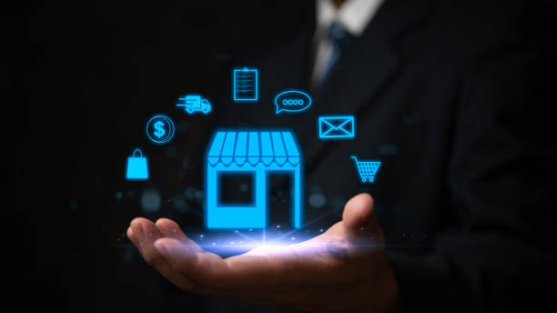 istock marketing  e-commerce digital technology online and advertising shopping communications management website support payment business concept. 1975248490