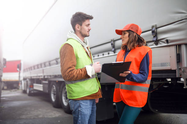 istock Controlled Logistics Freight Transportation, Long Distance Vehicle 1975308298