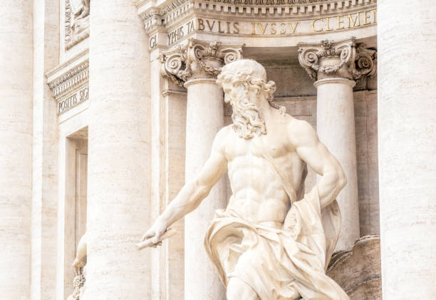 istock Trevi fountain - Statue of Oceanus 1975332961