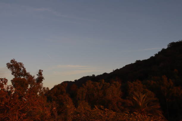 istock Sunset Point, Mount Abu. A Place Where Beautiful Sunset Is Seen With Blue Sky & Mountains. Sky & Clouds Photography During Sunset 1975348972