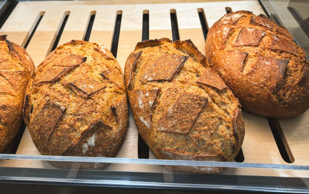 istock Fresh bread on the counter in the market 1975360054