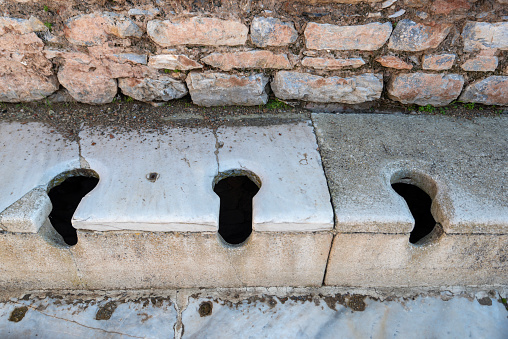 Public Toilets in Ephesus Ancient City