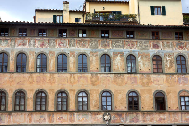 istock Ancient famous building in Florence in Piazza Santa Croce 1975408890