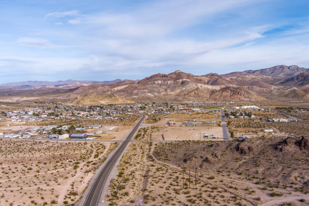 Aerial view of Beatty Nevada
