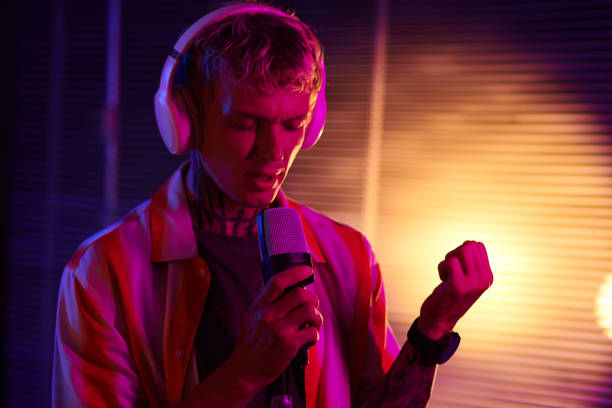 istock Singer Performing in Night Club 1975438481