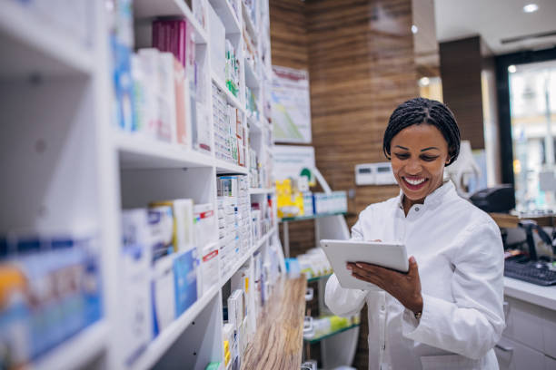 istock Woman working at the pharmacy 1975441140