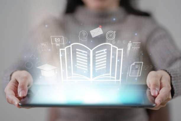 istock Concept of Online education. man use Online education training and e-learning webinar on internet 1975443917