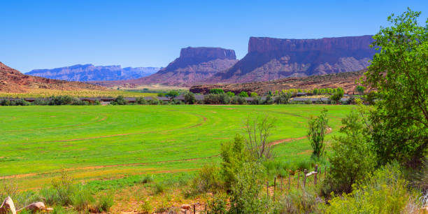 istock Rock Formations, Parriott Mesa, along Scenic Route 128 near Moab, Utah 1975448176