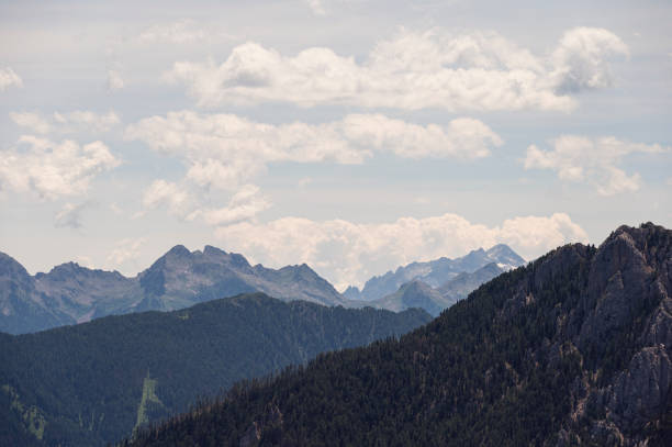 istock mountain landscape inside the Dolomites mountain range, Val di Fassa, Italy 1975451794
